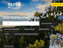 Tablet Screenshot of isere-tourisme.com